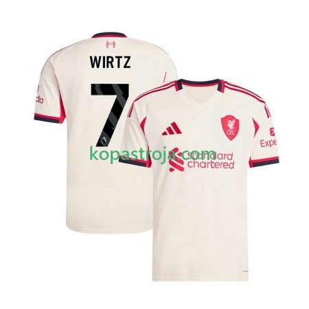 Billiga Fotbollströjor Liverpool Florian Wirtz 7 Borta tröja 2025/26 Kortärmad